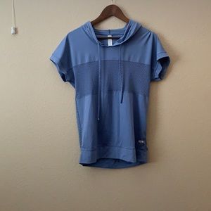 Blue athletic tee